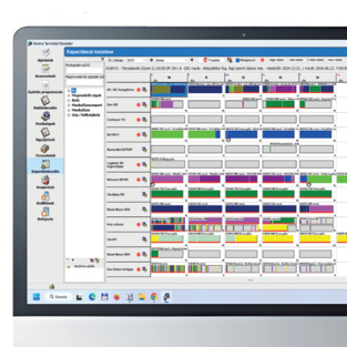 Kapacitástervező / ütemező modul